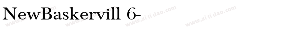 NewBaskervill 6字体转换